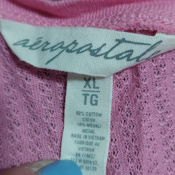 Aeropostale XL pink short sleeve top - Picture 4 of 5
